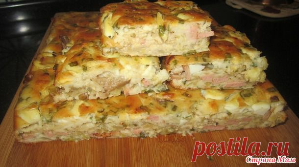 Пирог заливной с капустой - Я не повар, я только учусь. - Страна Мам