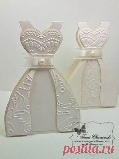 Открытки с объемными платьями - Скрапбукинг для всех! - Rus-scrap.ru - Scrapbooking