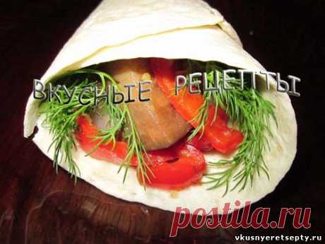 Бурито с овощами - рецепт с фото | Вкусные рецепты