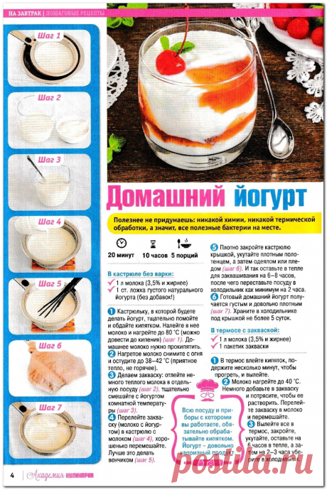 Домашний йогурт