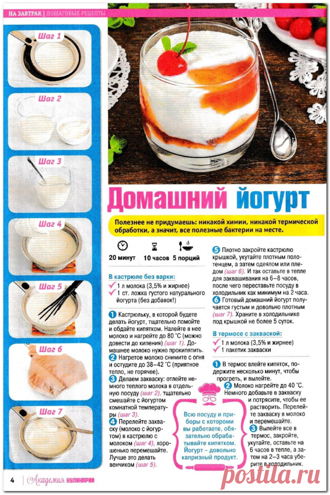 Домашний йогурт