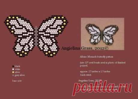 beaded albino monarch butterfly pattern (pendant/pin) by Angielina Grass, 2012© DO NOT ALTER THIS IMAGE, THIS IS MY PROPERTY Explore Angielina74's photos on Flickr. Angielina74 has uploaded 1558 photos to Flickr.