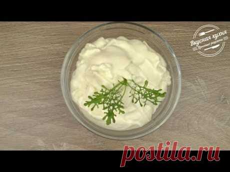 Майонез без яиц за 3 минуты