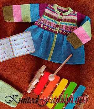 Кардиган для малышки - KnittedFashion.info - Модное Вязание