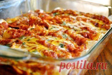 Ленивая лазанья.