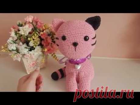 ♥♥Котенок крючком + описание♥♥ - YouTube