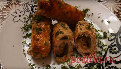 РУЛЕТИКИ из свинины с грибами