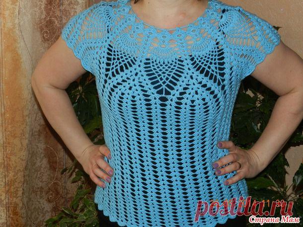Захотелось "голубого" - Все в ажуре... (вязание крючком) - Страна Мам