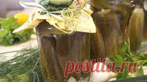 Маринованные сладкие огурцы. Вкус БОМБА такой, что за раз можно съесть всю банку! рецепт с фото