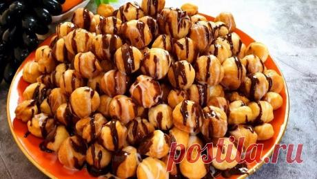 Творожные пончики-шарики на скорую руку