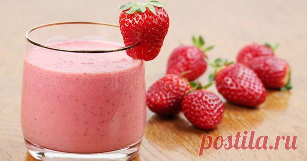Диетический смузи с клубникой | interesnaya.com
