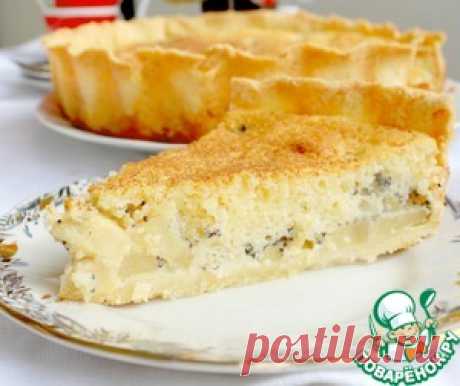 Яблочно-маковый пирог - кулинарный рецепт