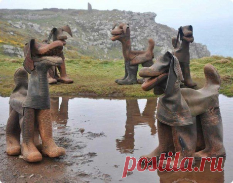 Креатив из рез / Занимательная реклама
