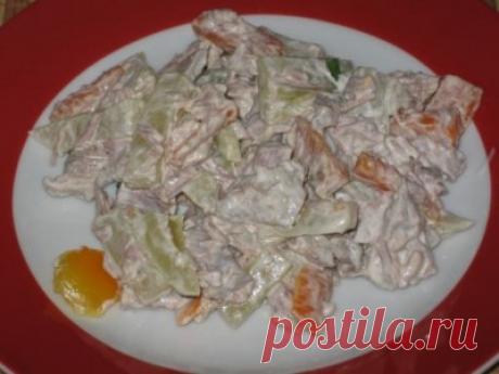 Салат «Обжорка» ( безумно вкусный) : Салаты