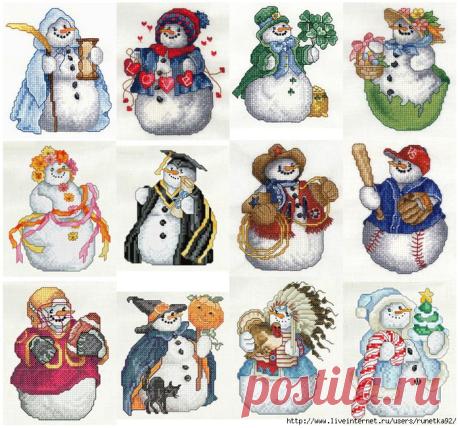 Календарь "12 snowmen"