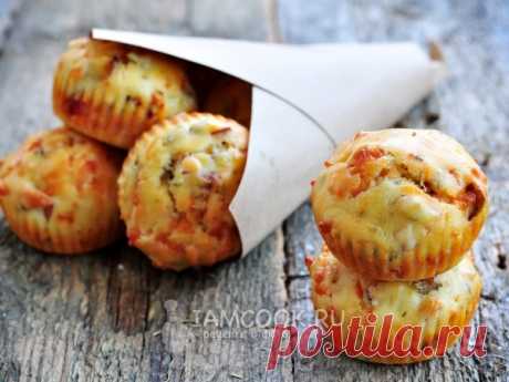 Маффины с ветчиной и сыром
