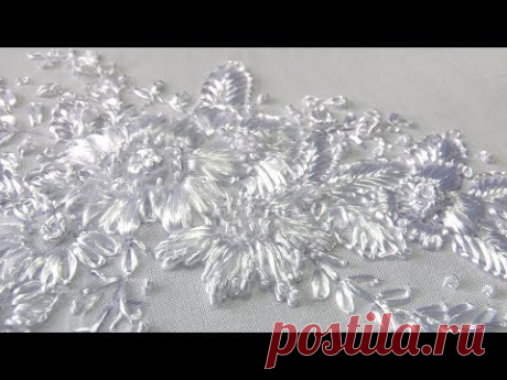 БЕЛАЯ ВЫШИВКА\ WHITE EMBROIDERY Raised Cup Stitch