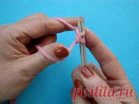 Урок 6 Набор петель на спицы Knitting lesson - cast on Вязание на спицах