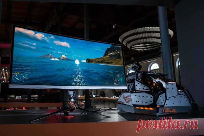 IFA 2015: изогнутый монитор ASUS ROG Swift PG348Q создан для любителей игр / Новости hardware / 3DNews - Daily Digital Digest