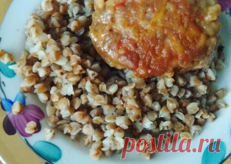 Гречка с тефтелями Автор рецепта Маргарита Пастухова - Cookpad