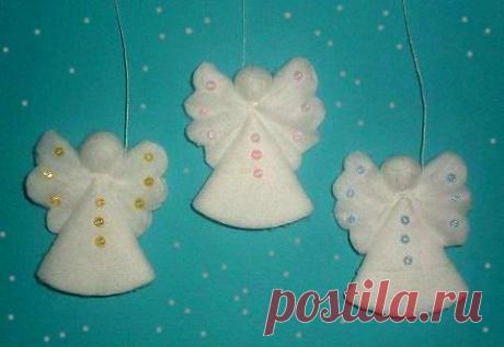 Ангел из ватного диска - Тропинка - Воскресная школа - Статьи - Школа радости