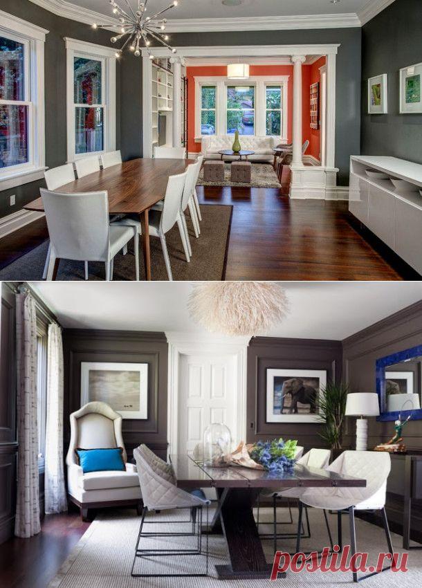 Как и для чего используются темные стены — Роскошь и уют