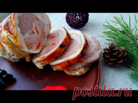 Мясной Рулет. Рулет из Свиной Брюшины в Духовке.