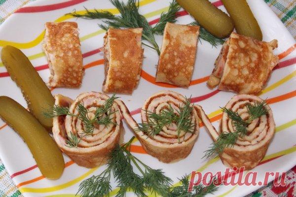 Яичные роллы с колбасой и сыром | CityWomanCafe.com