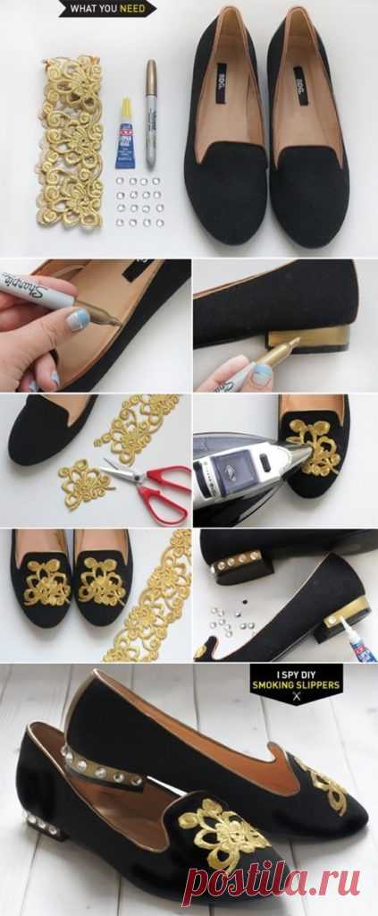 Идеи обновления обуви с помощью подручных средств. 17 примеров преображения