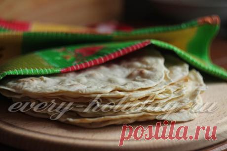 Лаваш в домашних условиях