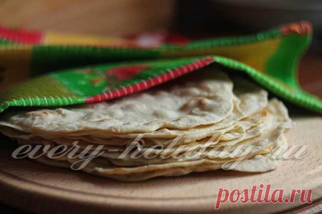 Лаваш в домашних условиях