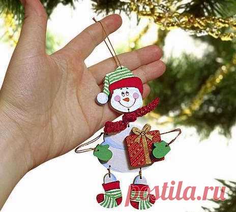 Мастер-класс Снеговик