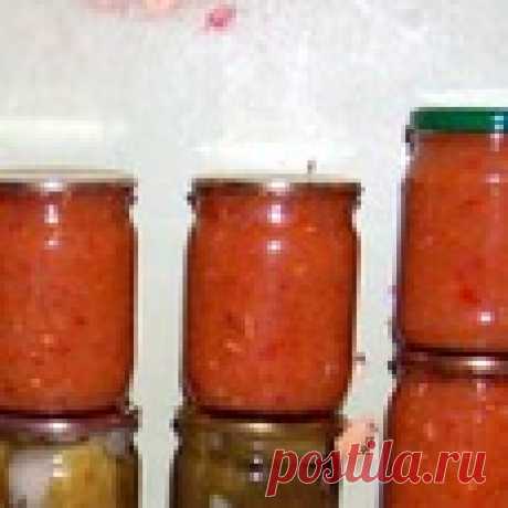 Аджика из кабачков "Всегда мало!" Кулинарный рецепт