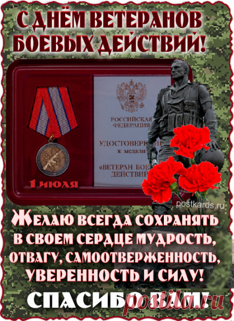Для всех кто путь прошел военный,
Для тех, кто видел смерть в глаза.
Сегодня день, конечно не обычный,
Мы поздравляем вас друзья.