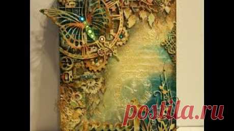 Mixed Media Tutorial Vintage T?rkis Gold. Кухни