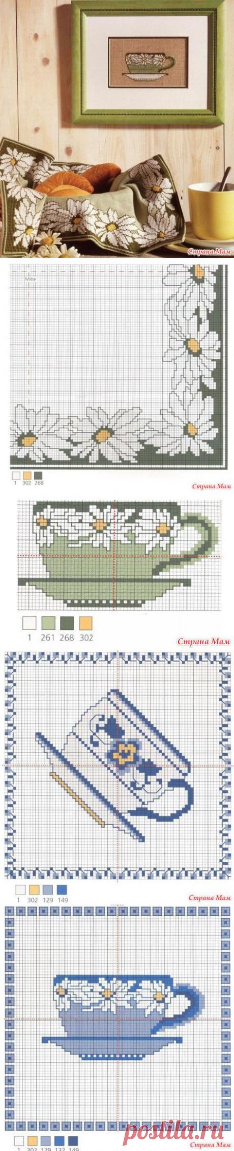 Милая вышивка для кухни. - Клуб рукоделия - Страна Мам