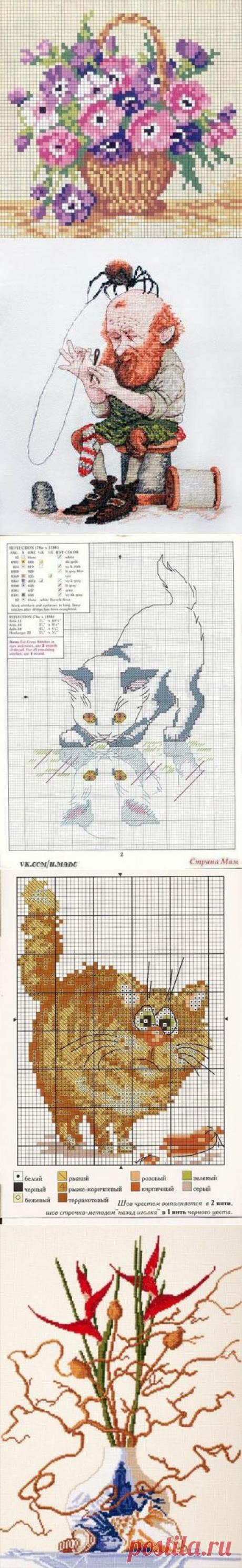 подборка схем для вышивания. / Схемы вышивки крестиком / PassionForum - мастер-классы по рукоделию