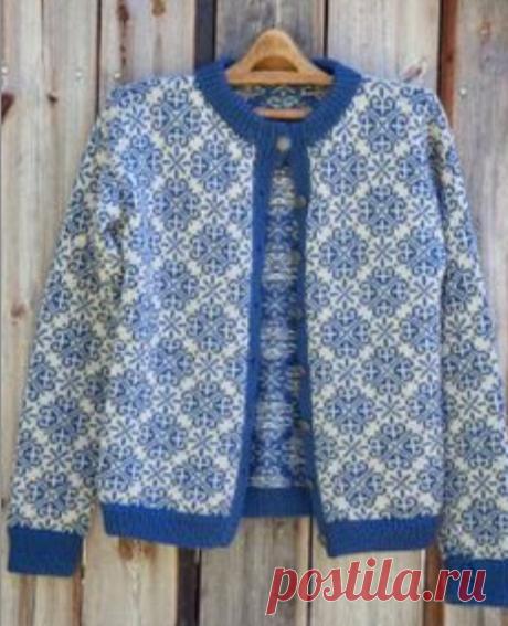 Ещё несколько моделей кардиганов и пуловеров жаккардом. Схемы. | Всё в жизни связано. | Яндекс Дзен