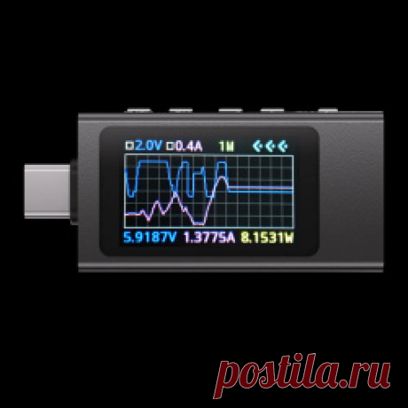 Продвинутый USB тестер Kowsi KWS-X1 Пару недель назад был обзор на продвинутый USB тестер . В комментариях писали про похожий по функционалу, но без ПО для компьютера, без логирования. При этом он в два раза ...