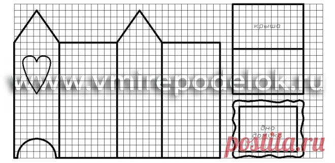 Схема чайного домика из картона своими руками