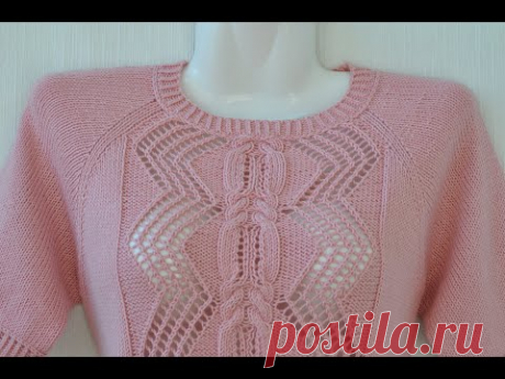 #вязание​ //МК//Розовая кофточка//часть 2