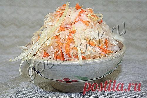 Хорошая кухня - квашеная капуста в рассоле. Кулинарная книга рецептов. Салаты, выпечка.