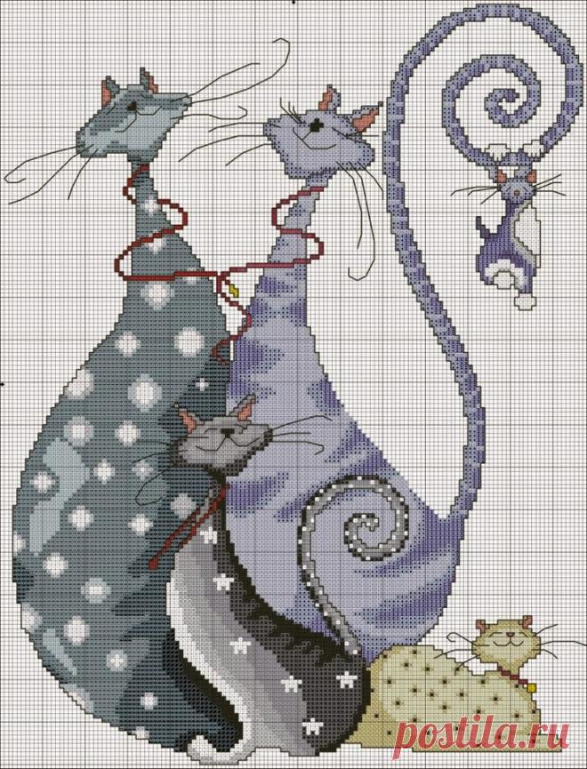 Все РукоТворчество: Смешные и забавные бесплатные схемы вышивки