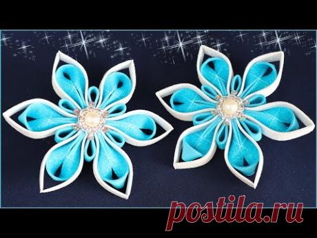 ❄️⛄ СУПЕР ПРОСТО! ❄️ Снежинка из фоамирана. 🎄⛄ Christmas Snowflake