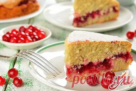 Пирог с брусникой: лучший летний десерт