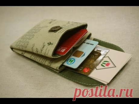 清秀佳人布坊 - 手作教學 - 卡片紙鈔收納小包 - YouTube
