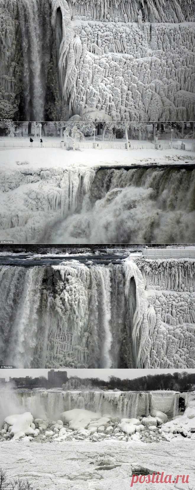 Замерзший Ниагарский водопад. | Приветствуем ВАС на сайте ГАЛАКТИКА