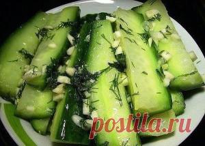 Быстрые маринованные огурцы за 30 минут
