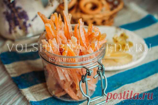 Цукаты из апельсиновых корок. Рецепт с фото | Волшебная Eда.ру