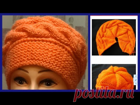#Чудесный,прекрасный берет#Шапка спицами#Берет спицами#МК Виктории Плантовой#2022#